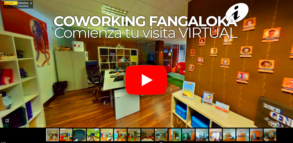 visita virtual fangaloka coworking mostoles